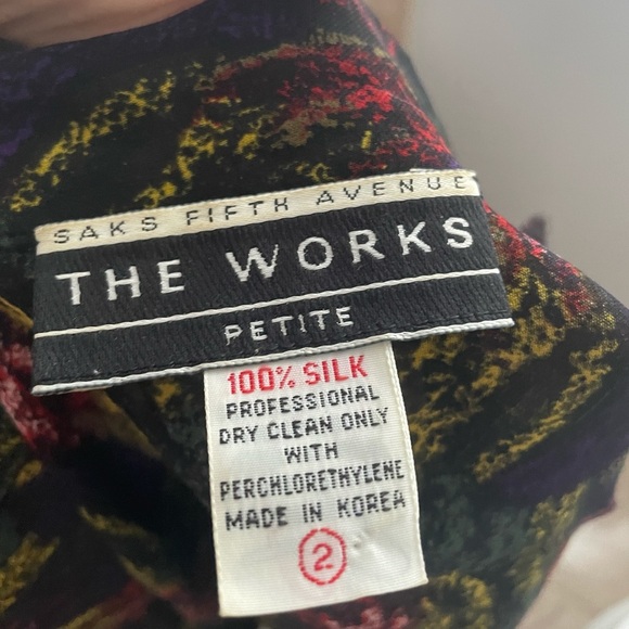 Vintage Saks Fifth Avenue 100% Silk two-piece Set - Picture 13 of 13